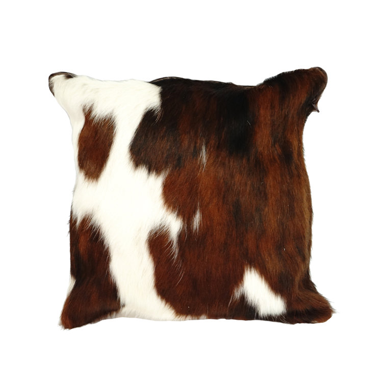 Cowhide shop accent pillows